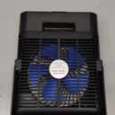 Misting Fan Portable, 16000mAh 8-Inch Rechargeable Battery Operated Fan with 600mL Water Tank, Cooling Desk Misting Fans for Outside, Perfect Quite Mist Water Spray Fans for Home Office Camping Patio (Black)