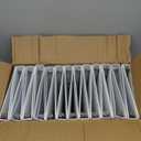 Samsill Durable 1 inch 3 Ring Binder, Made in USA, D Ring Binder, FSC 100% Recycled Chipboard, White, 24 Pack, Bulk