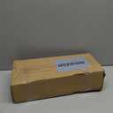 KAMANINA 2 Pack Curtain Rods for Windows 48 to 84 Inches, Black Decorative Curtain Rod 32 to 86 inch(2.6-7.1ft), 7/8 Inch Single Drapery Rods with Crackle Glass Finials