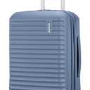 American Tourister Stratum 3.0 Carry-On Spinner, Airline Approved, Durable Hardside Luggage, Expands 1.5", RightHeight Adjustable Handle, Elemental Blue