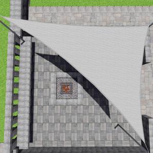 Patio Paradise 8' x 8' x 11.3' Gray Sun Shade Sail Triangle Right Canopy Shade Cloth for Garden, Heavy Duty Pergolas Cover UV Blocking Fabric for Outdoor Backyard Deck Pool