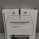 KOHLER 20111-0 Brevia, Slow Close Toilet Seat, Round Toilet Seat, Grip-Tight Bumpers Quick-Attach Hardware, White