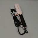 ANNLARY Hair Straightener, 1.75 Inch Flat Iron with Infrared and Ionic Technology, Titanium Plate with Ceramic Coating Dual Voltage Straightener with Heat-Resistant Silicone for All Hair Types (Pink)