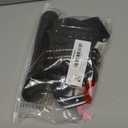 rabbitgoo Dog Harness No Pull with 2 Leash Clips, Adjustable Soft Padded, Reflective Oxford No Choke Pet Vest with Easy Control Handle for Large Dogs, Black, L