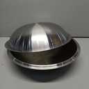 Griddle Accessories Pot Wok Lids - Heavy Duty 12 Inch Round Basting Cover - Stainless Steel - Cheese Melting Dome and Steaming Cover - Best for Use in Flat Top Grill Cooking Indoor Outdoor- 2 Domes