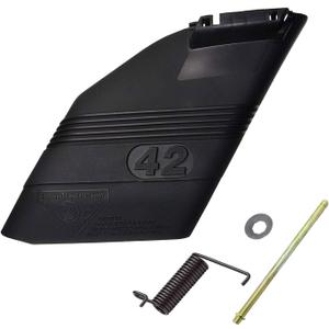 Replacement Part for Craftsman 130968 Husqvarna 532130968 POULAN 42" Mower Deck Deflector Shield kit with Mounting Hardware