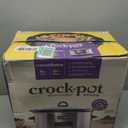 Crock-Pot Large 8-Quart Programmable Slow Cooker with Auto Warm Setting Black Stainless Steel