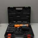 ZPSHYD 12V Electric Ratchet Wrench Kit, 3/8in Cordless Socket Wrench with LED Light, 14+ Sockets & US Charger (100-240V Input)