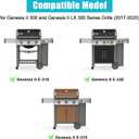 Hisencn 18.9-Inch Cast Iron Grill Grate for Weber Genesis II 300