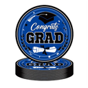 2 pack. Gatherfun Graduation Party Dinnerware Blue Disposable Paper Plates for Congrats Grad Party Decorations, Serve 80