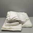 Kemp USA Hospital Bed Sheet Set - Includes Flat Sheets, Fitted Sheet, 5 pack 100% Cotton - Dimension (80x39x7)