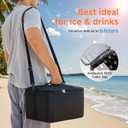 StorageWorks Trunk Organizer for SUV, Multi-Compartment Car Trunk Organizer, Car Organizer and storage with Aluminum Alloy Handle, Medium, Black and Orange, 1-Pack