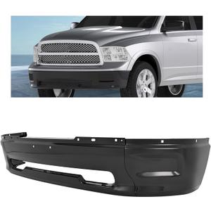 HECASA Bumper Face Bar 3Pcs Compatible with 2009-2012 Ram 1500
