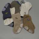 Baby Crew Socks,Grips Combed Cotton Socks Toddler Non-Skid for Girls,Boys Non Slip/Anti Skid 9-Pack (3-12 Months)