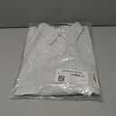 Amazon Essentials Men's Slim-Fit Long-Sleeve Stretch Oxford Shirt with Pocket (Large, Light Grey)