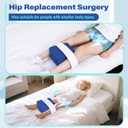 TYYIHUA Abduction Wedge Knee Separator - Hip Abduction Pillow for Leg Support and Prevention of Dislocation - Wheelchair Knee Position Pillow for Hip Surgery Recovery