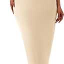 PRETTYGARDEN Women's Off The Shoulder Maxi Dresses 2025 Summer Formal Elegant Cocktail Party Wedding Guest Long Dress (Apricot)