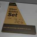 OEM Quality Windshield Wiper Blades, 18 and 18 DSV Standard Car Wiper Blades With Universal U/J Hook Only, Automotive Replacement Wiper Blades for my Car, Water Repellency Wiper Blade, Pack of 2