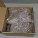 Riakrum 2 Pcs Christmas Star Tree Topper Lights 9.5 Inch with Versatile Remote Controller USB Powered for Xmas Holiday Party Gift Indoor Outdoor(Warm White)