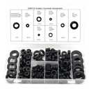 200 Pcs Rubber Grommets for Wiring - 8 Sizes (1/4", 5/16", 3/8", 7/16", 1/2", 5/8", 7/8", 1") Hole Rubber Grommet Assortment Kit for Wire