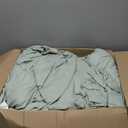 Bedsure California King Comforter Set - Bed in a Bag Cal King Bedding Set 7 PCS, GentleSoft Pintuck Bed Set Gift for Family, Pinch Pleat Sage Green Comforter with Sheets, Pillowcases & Shams