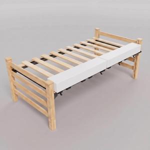 Chumia Dorm Bed Expander Kit with Foam Mattress Blocks (Adjustable Height), Expand Your Twin-XL by 25%, Includes 48" x 80" Wooden Slat Bed and 6 Foam Blocks for Different Mattress Heights