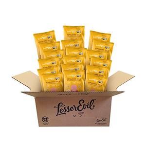 LesserEvil Organic Popcorn, Himalayan Gold, .88 Ounce, 12 Count 01/27/2026
