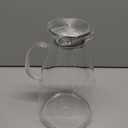 Glass Pitcher with Lid, 3 Liter 100oz Water Pitcher with Handle and Spout for Fridge, Borosilicate Glass for Iced Tea, Juice, Sangria, Cold/Hot Beverage, Large Jug