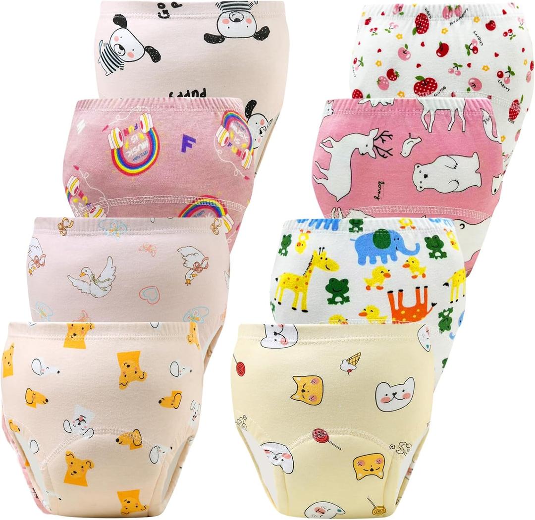 Upairy Training Pants for Boys Girls(8PCS,M)