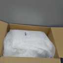 2 Panels White Vintage Lace Curtains French Gauze Embroidered Tulle Sheer Scalloped Curtain for Bedroom Living Room Floral Light Filtering Rod Pocket 51W x 79L