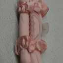 CORATED Heatless Curling Rod Headband, No Heat Silk Ribbon Rollers for Overnight Sleeping Curls, Styling Kit with Hair Clips and Scrunchie (Pink)