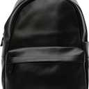 Slim Waterproof Leather Backpack for Men  Fits 13 Inch Laptop | Stylish & Durable Faux Leather Daypack with Anti-Theft Pocket  Perfect for Work, Travel & College