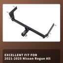 Class 3 Trailer Hitch 2-Inch Receiver Compatible with 2021–2025 Nissan Rogue | 3,500 lbs GTW / 525 lbs TW | Custom Fit Tow Hitch