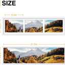 decorUhome 3 5x7 Picture frames Collage Wall Decor with Mat, White, 6x22