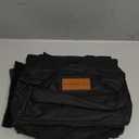 FUNNy elf Passenger Seat Organizer, Collapsible Car Storage with Partitions & 4 Cup Holders for Front or Back Seat (Black)