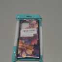 CARLOCA Compatible with Samsung Galaxy S23 Ultra Case for Girls Boys Hard Shell Shockproof Protection Non Slip for Samsung Galaxy S23 Ultra Fashion Pattern Dark Purple Gold Flowers Stained Glass