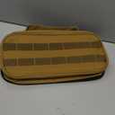 ATRIPACK Tactical Tool Bag for Men, Wide Mouth Tool Pouch with Water-Resistant, Multi-purpose Range Bags with Zipper Handle, Heavy Duty Small Tool box organizer for Repairman, Carpenters, Handyman (Brown)