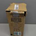 Utopia Bedding Bed Riser, 3 & 5 Inches Adjustable Furniture Risers for 8 Inch Combined Furniture Lift, Under Bed Storage & Dorm Room Essential, Supports Up to 1,300 lbs (4 Set, Black)