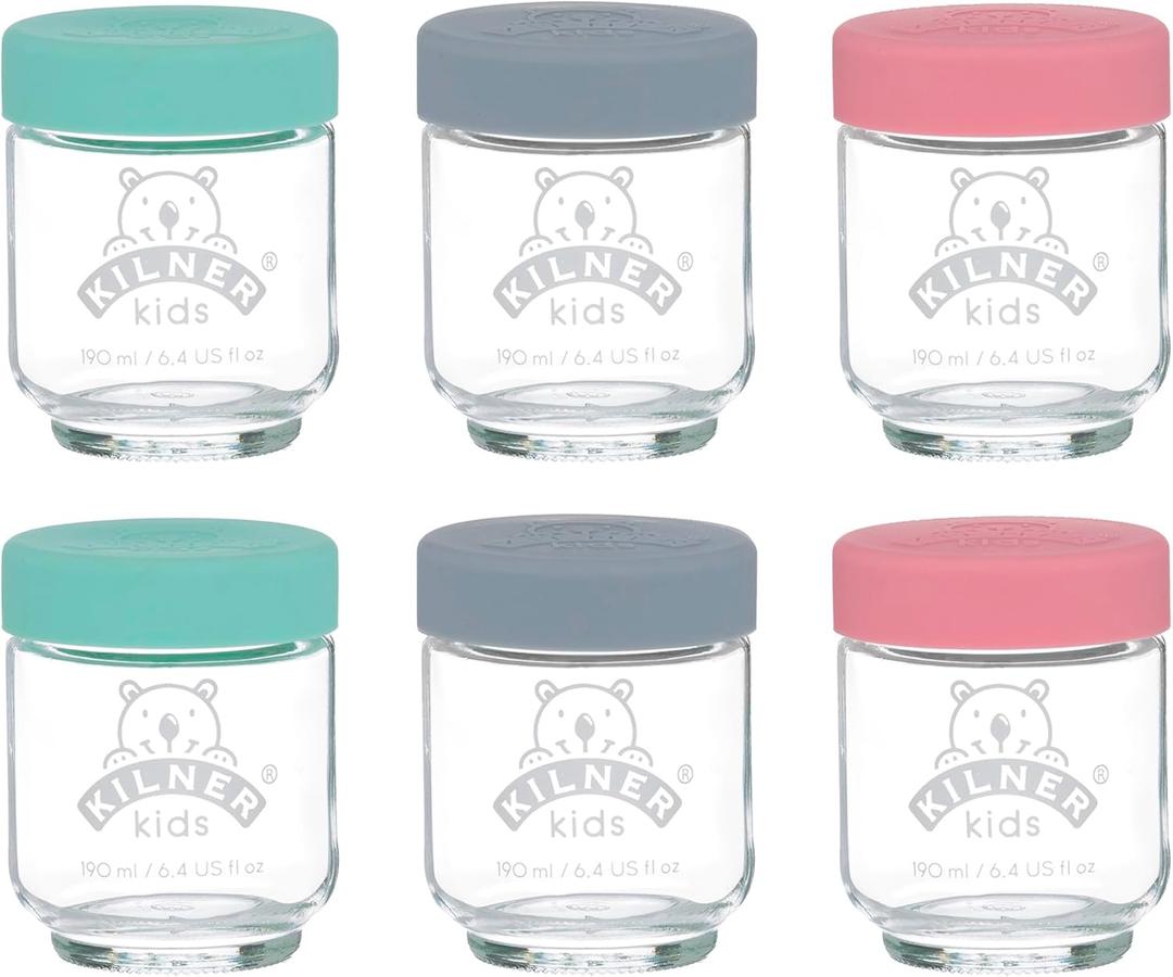 Kilner Kids Set of 6 190 ML Glass Jars