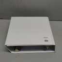 Samsill Durable 4 inch 3 Ring Binder, Made in USA, D Ring Binder, FSC 100% Recycled Chipboard, White, 2 Pack