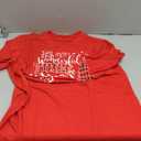 Christmas Shirts Men's The Most Wonderful Time of The Year Tee Xmas Plaid Tree Shirt Casual Holiday Tops (Red4) X-Large