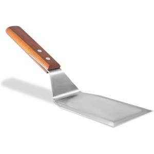 Bellemain Stainless Steel Spatula | Heavy Duty Turner with Beveled Edges & Hardwood Handle | Large Metal spatula for Cast Iron Skillet, Flat Top Grill | Griddle Scraper | Hamburger
