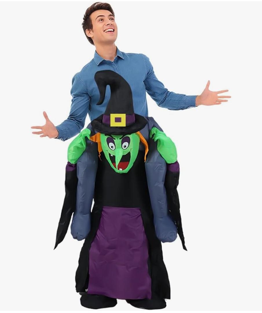 Brand: Riidmaax
Halloween Inflatable Costume Adult, Witch Costume, Funny Witch Costumes Blow up Costumes