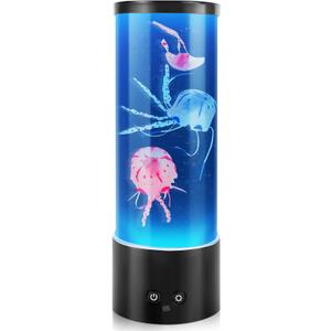 TerigolX Jellyfish Lamp, Mothers Day Gifts, Jellyfish Tank Mood Light, Table Lamp for Home Decor, Relaxation and Sleep, Jellyfish Aquarium with 17 Colors Changing, Birthday Day Gifts for Women, Kids