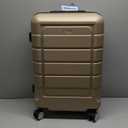 SHOWKOO Luggage Sets Expandable PC+ABS Durable Suitcase Double Wheels TSA Lock 3pcs, Champagne (20in24in28in)