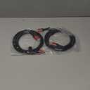 Highwings 8K 10K HDMI 2.1 Cable 6.6FT/2M 2-Pack, Ultra High Speed HDMI Cable Braided Cord-4K@120Hz 8K@60Hz, DTS:X, HDCP 2.2 & 2.3, HDR 10 Compatible with Roku TV/HDTV/Blu-ray (Red)