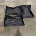 Drawer Organizer 3 Boxes Black 16x25 Inches