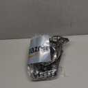 German Shepherd Dog Muzzle Metal Basket for Medium Large Dogs Adjustable Durable Leather Straps Secure Wire Mask for Biting Chewing Barking (Black, L - Size)