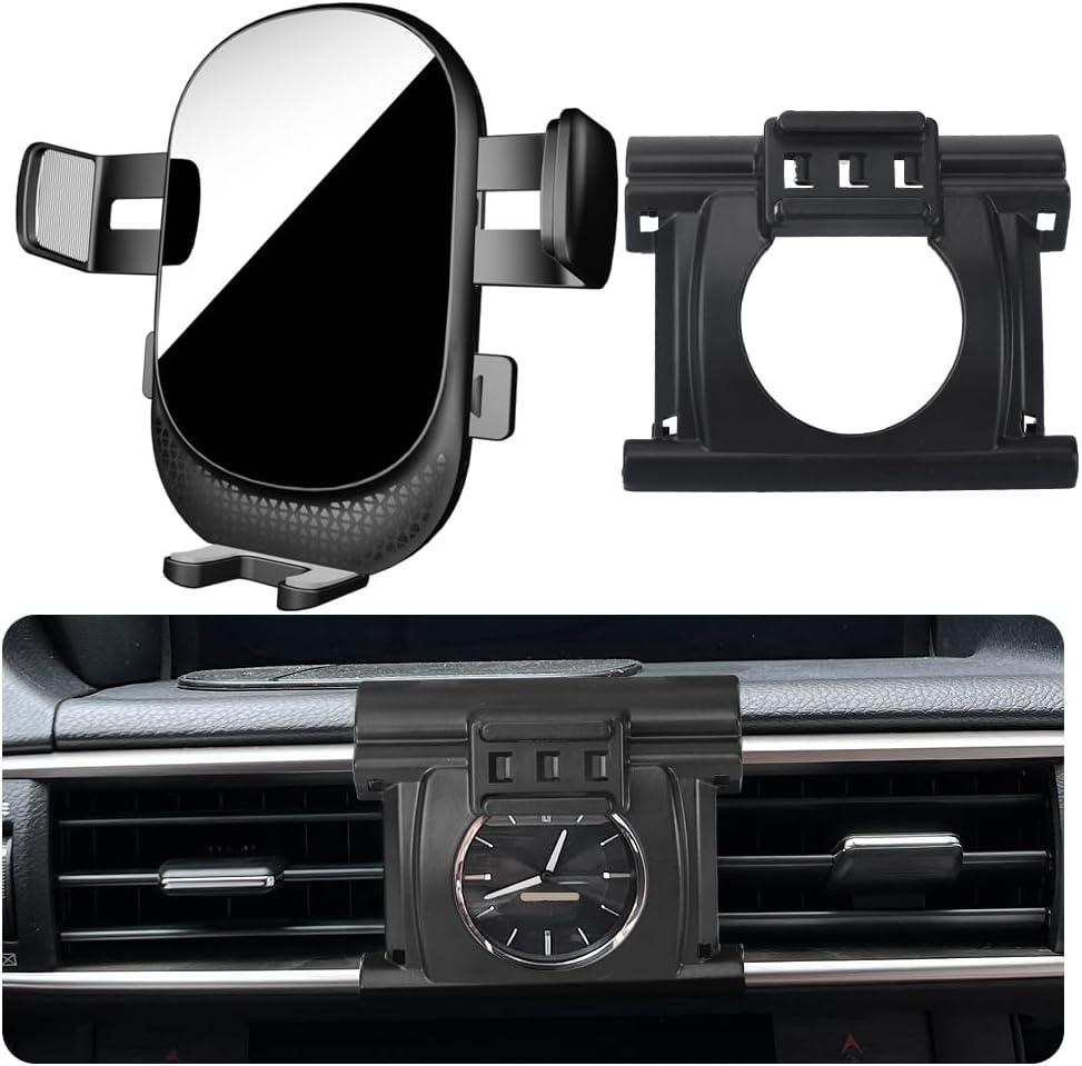 Car Phone Holder for Lexus is Auto Accessories [Only for Lexus 2014-2020 is 300 / is 350 / is 250 / is 200t] [Auto Lock Hands Free Cell Phone Mount Car fits for iPhone & All Smartphones]
