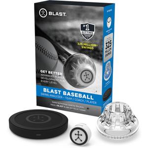 Blast Motion Baseball Swing Analyzer - Improve Your Swing at Every Level - Batting Trainer - Real-time Feedback, Swing Metrics, Video Capture Highlights, Track Performance (GEN3 Sensor)